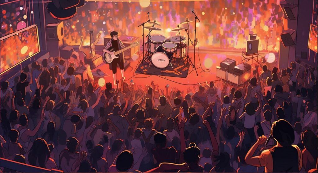 Music Festival in animation