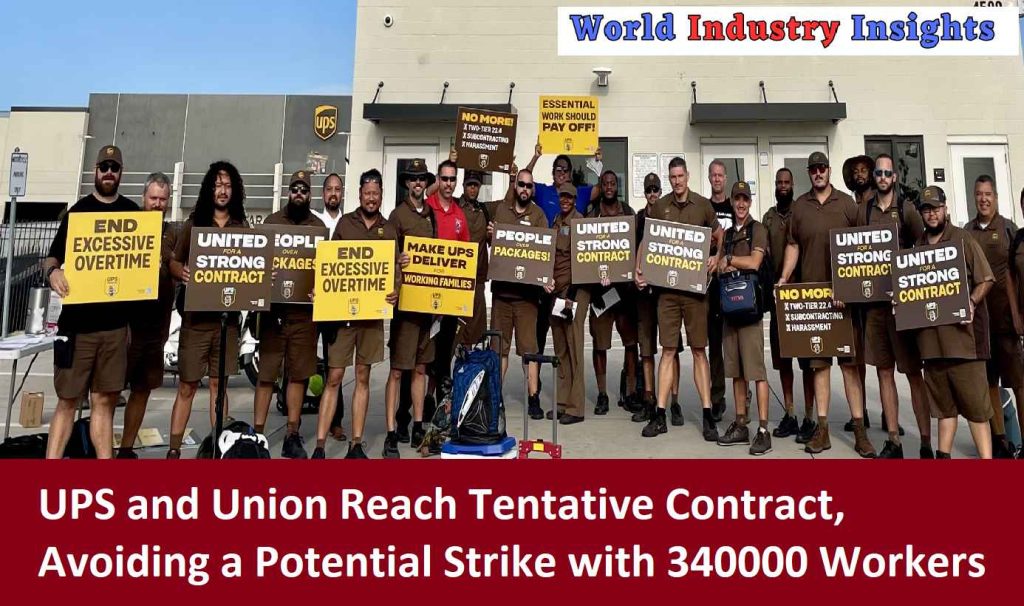 UPS and Union Reach Tentative Contract, Avoiding a Potential Strike