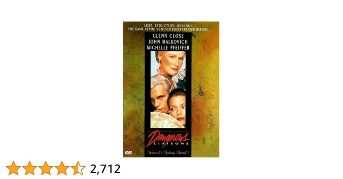 Stephen Frears direction of Dangerous Liaisons starring Uma Thurman
