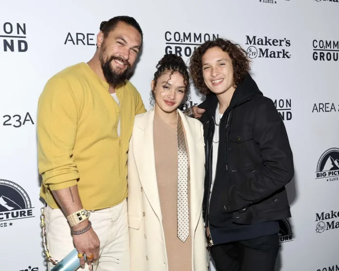 Jason Momoa and kids Dune