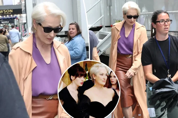 Meryl Streep white pixie hairstyle