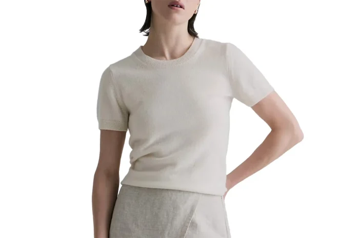 Mindy Kaling Quince Cashmere Tee Mindy Kaling Quince Cashmere Tee