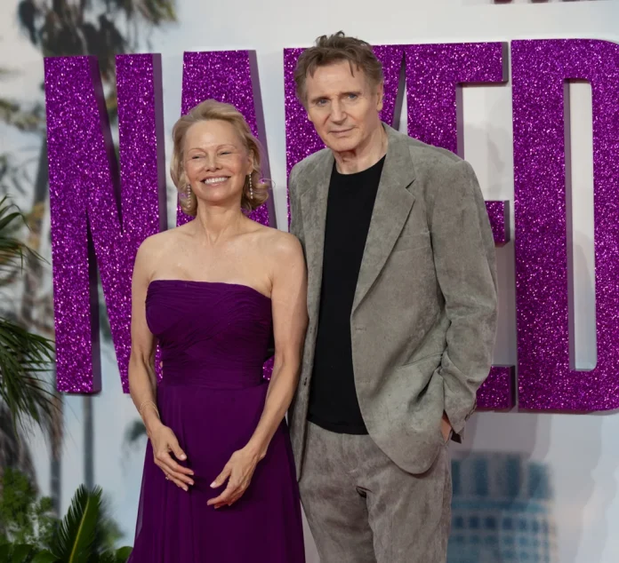 Pamela Anderson Liam Neeson PDA