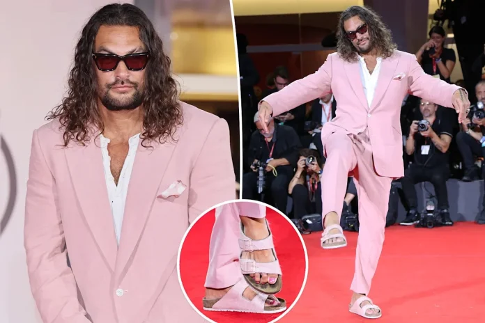 Jason Momoa Pink Venice Red Carpet Jason Momoa Pink Venice Red Carpet