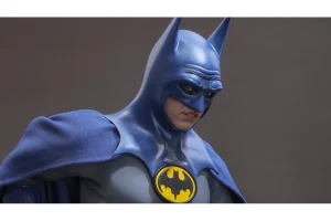 Michael Keaton Batman Blue & Grey Figure Unveiled by Hot Toys