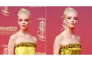 Anya Taylor-Joy Shines in Bold Dior Dress at Marrakech Festival