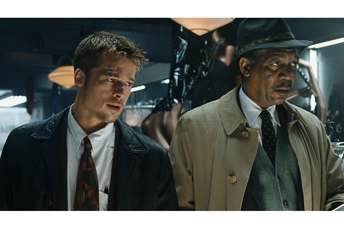 Brad Pitt, Morgan Freeman, Kevin Spacey, Brad Pitt psychological thriller streaming