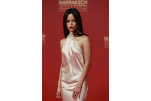 Jenna Ortega Stuns in Lacy Backless Dress at Marrakech Fest