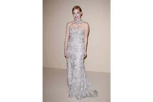 Jessica Chastain Stuns in 81-Carat Diamonds at Rome Premiere