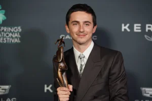 Timothée Chalamet Scores First Golden Globe Win for ‘Marty Supreme’