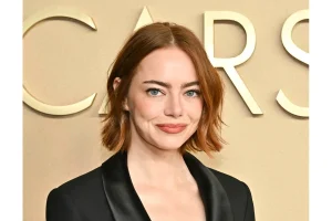 Emma Stone Shines at Oscars Luncheon with Timothée Chalamet