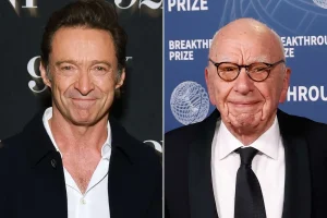 Hugh Jackman Dazzles at Rupert Murdoch’s 95th Birthday Bash