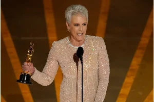 Jamie Lee Curtis Stuns in Black Lace Lingerie to Show Support