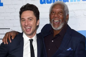 Morgan Freeman Lost Bet, Became Zach Braff’s Voicemail Voice