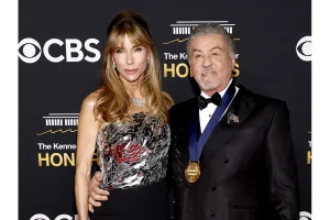 Sylvester Stallone Spotted with Wife Filming Tulsa King Season 4